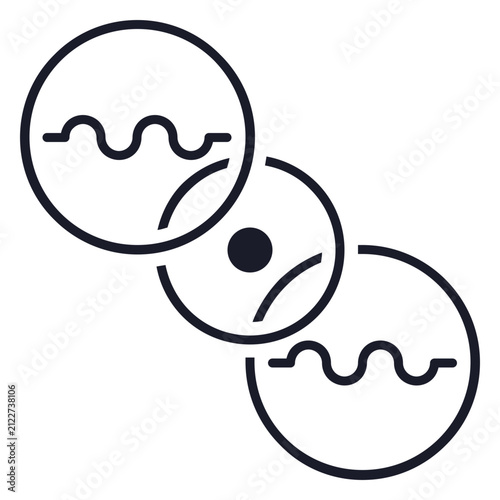 Quantum Encryption Outline Icon