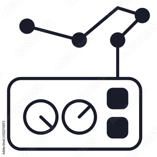 Quantum Sensing Outline Icon