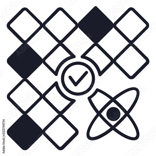 Post-Quantum Cryptography Outline Icon