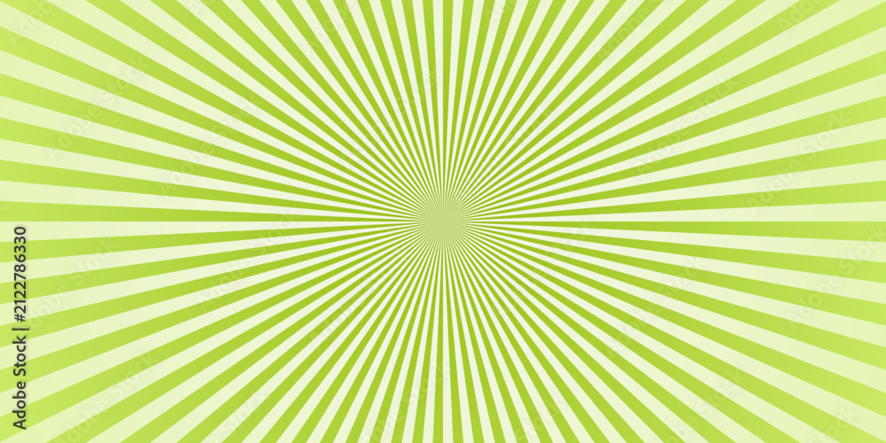 Fototapeta premium Refined yellow and gold sunray starburst background. Dynamic radial rays fanning across the frame. Abstract vector design for backdrop, product display and poster.