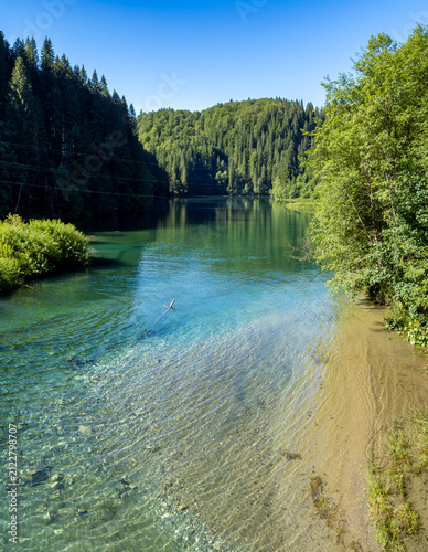 Scrapoasa lake in Bucegi national park, Romania