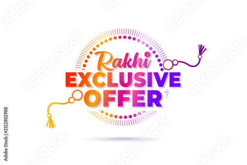 Rakhi Exclusive Offer promotion for Raksha Bandhan.