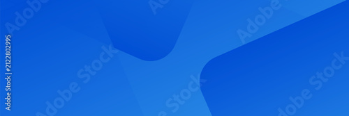 Abstract banner design with blue geometric background. Blue banner background. Vector abstract graphic design banner pattern background template.