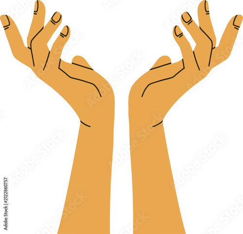 hands reaching for something