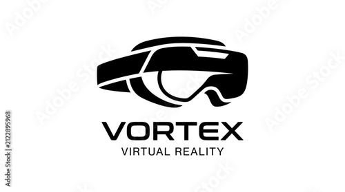 Vortex Virtual Reality Logo Design.