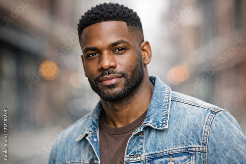 Urban Young Man in Fashionable Clothing