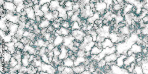 Gray White Teal Veined Marble Texture Background