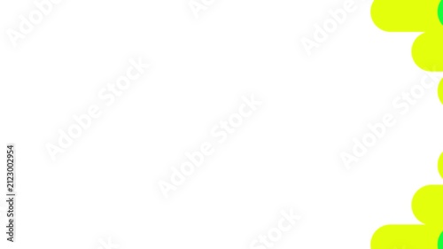 Bright abstract background with colorful rounded rectangles overlapping on a white backdrop. Clean modern geometric transition for creative digital projects.