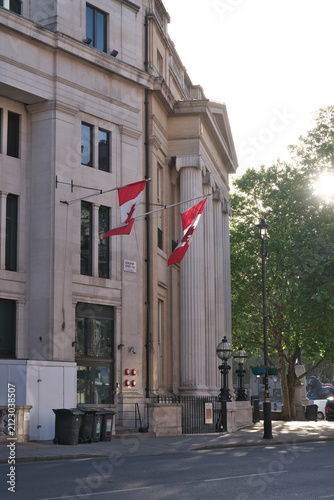 Photography London, UK - May 15, 2026: Canada House, a Greek revival building on the west si