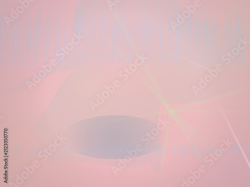 Abstract Pink Blurred Background with Soft Geometric Glow and Light Shapes