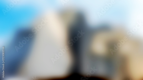 Konstfotografi Abstract Soft Blue, Gray and Beige Gradient Background with Minimal Blur