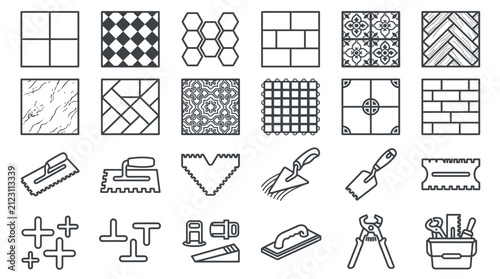 Comprehensive Collection of Modern Flat Vector Design Elements for Creative Graphic Projects