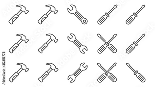 Professional Business People Working in Modern Office Flat Vector Illustration