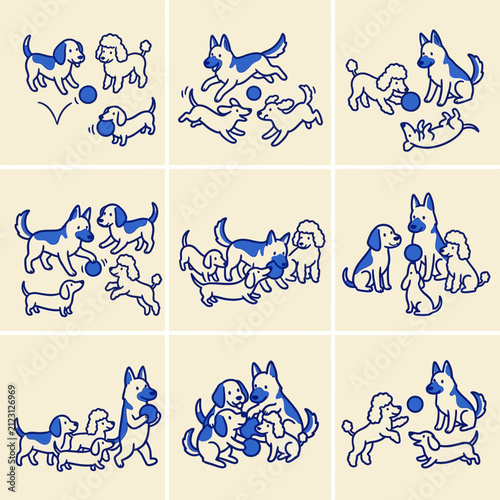 Minimalist Cute Kawaii Vector Illustration with Simple Clean Lines
