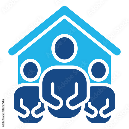 Residents Icon Element For Design