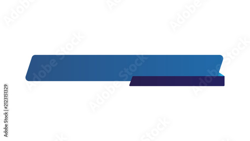 Minimalist blue lower third banner template for professional video broadcast and digital media presentation layout with smaller overlapping rectangular rectangular segment white PNG
