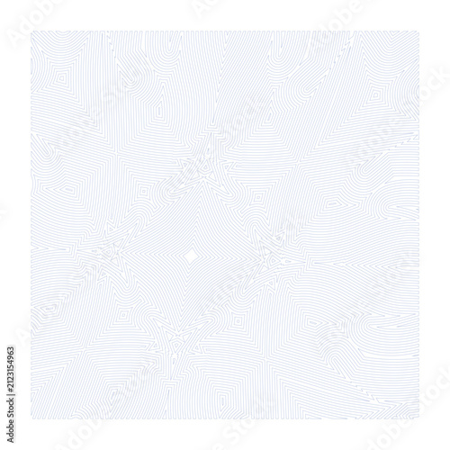 Intricate Blue Line Contour Pattern