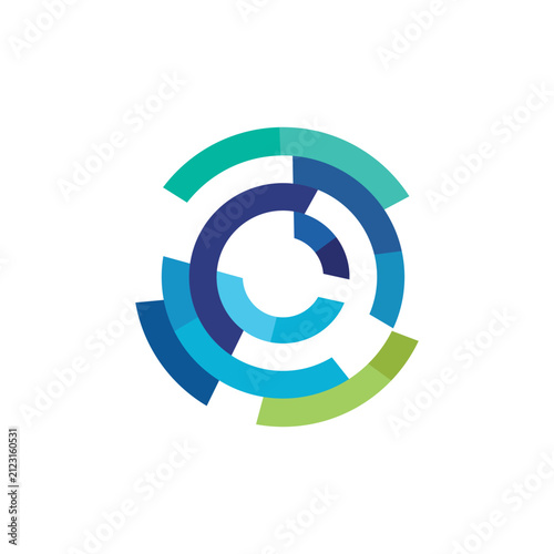 Motion logo design template illustration vector