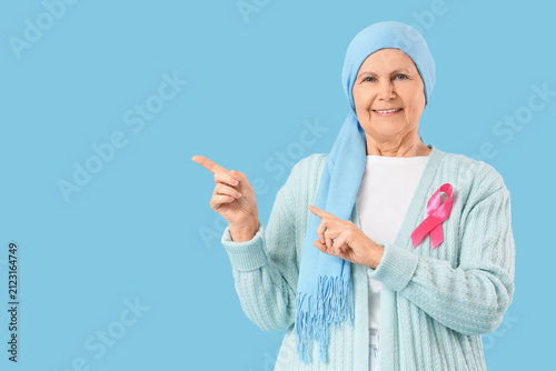 Senior woman after chemothe...