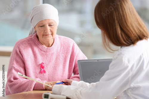 Senior woman after chemothe...