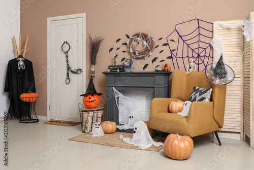 Interior of living room wit...