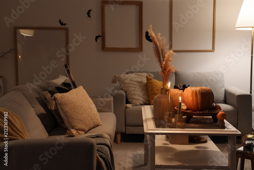 Interior of living room dec...