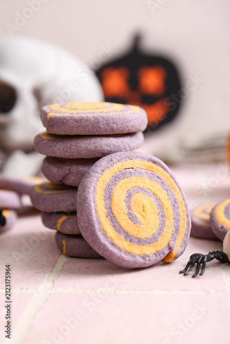 Tasty cookies with Hallowee...