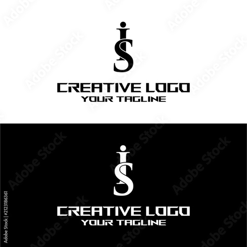 creative letter logo is design vector