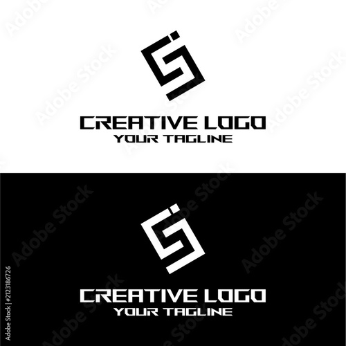 creative letter logo is design vector
