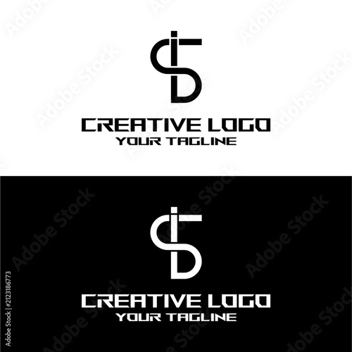 creative letter logo is design vector