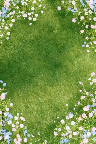 grass background, generation AI 