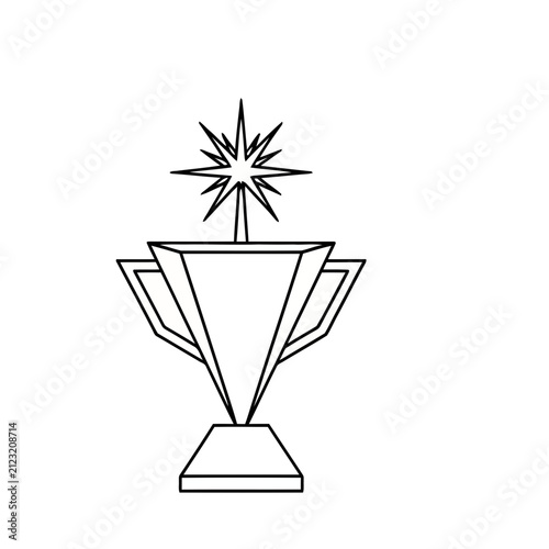 Trophy with Star Icon