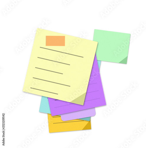 Colorful sticky notes calendar with dates and tasks