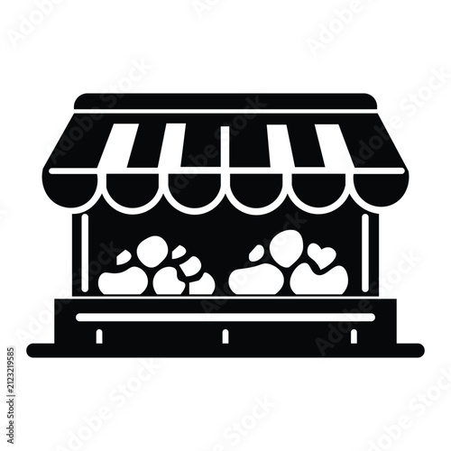 Store shop retail building icon