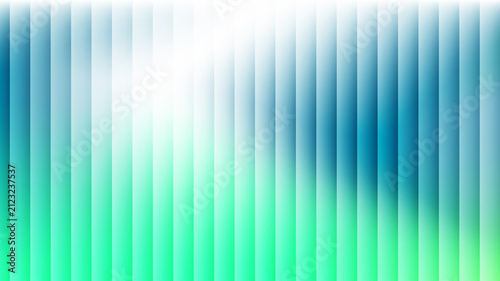 Abstract blue and green gradient background with vertical lines and glowing light leak