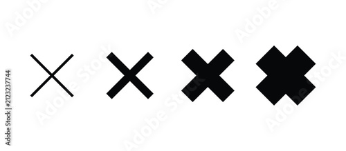 cross,cancell,x,crosses icon vector illustrtion .
