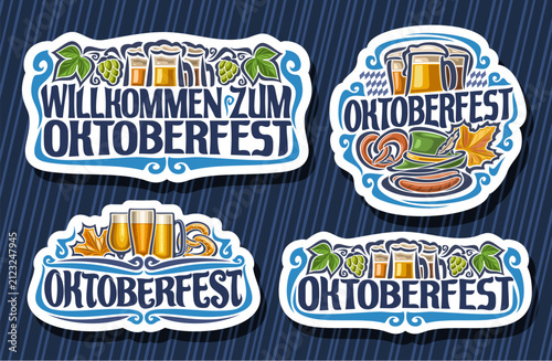 Vector Oktoberfest Set