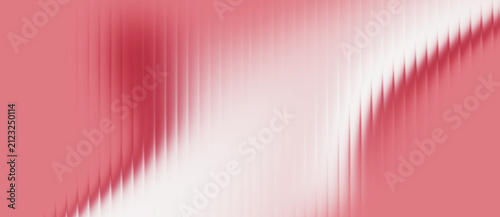 Abstract coral and white flowing waves with soft gradients and delicate vertical texture lines, creating a clean futuristic backdrop for digital interfaces, contemporary creative design.