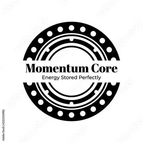 Fotografía Industrial core symbol representing precision engineering, energy storage, and rotational efficiency