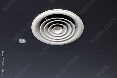 Foto Close-up of circular air vent