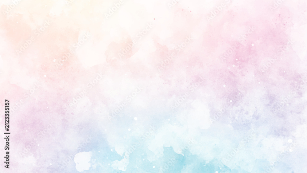 Fototapeta premium Abstract pink watercolor background .hand painted vector illustration .gradient pink texture background .Soft pink grunge background frame. 