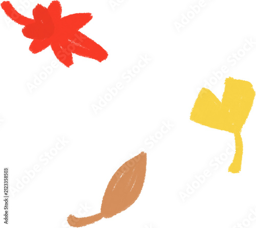 Hand Drawn Autumn Falling Leaves Set Transparent PNG Seasonal Clipart