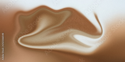 Abstract brown fluid swirl background with soft liquid organic light flow.