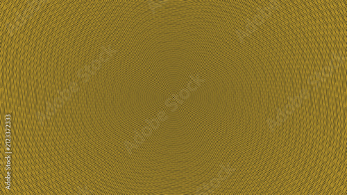 Concentric circles pattern golden yellow background optical illusion abstract graphic design geometric texture repeating radial