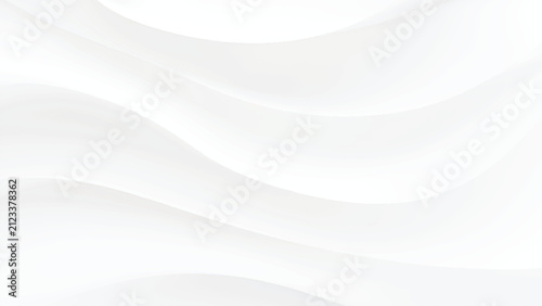 Abstract smooth white wave texture background with soft cream folds and gentle elegant drapery for luxury design