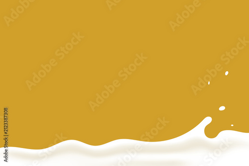 background of pure milk waves with wave-like fluctuations