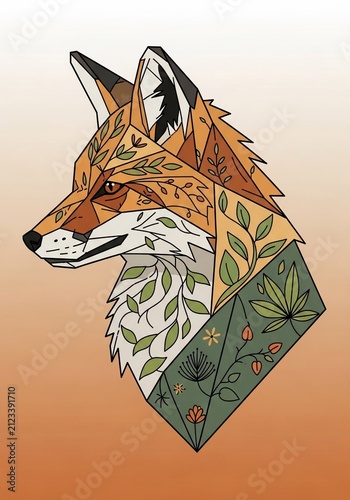 Geometric Woodland Spirit