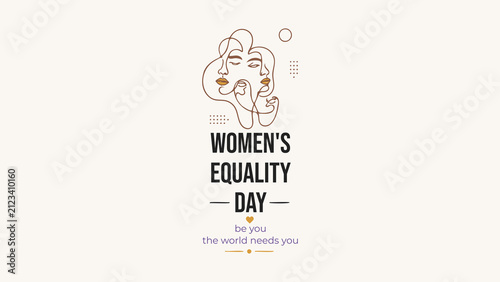 Womens Equality Day Strong Woman Portrait Design