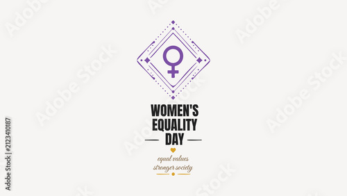 Womens Equality Day Female Equality Symbol Design