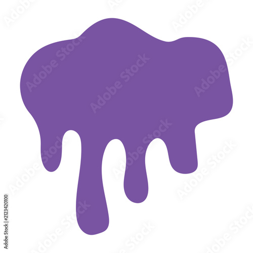 Purple Paint Drip